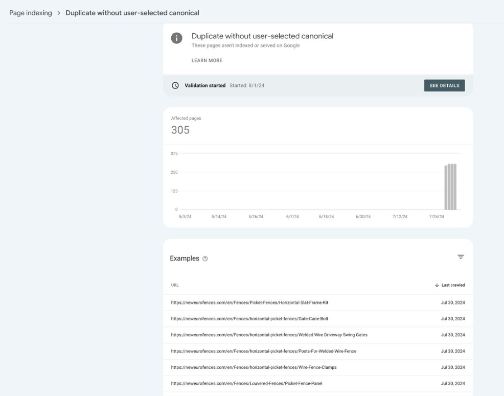 Working with Google Search Console